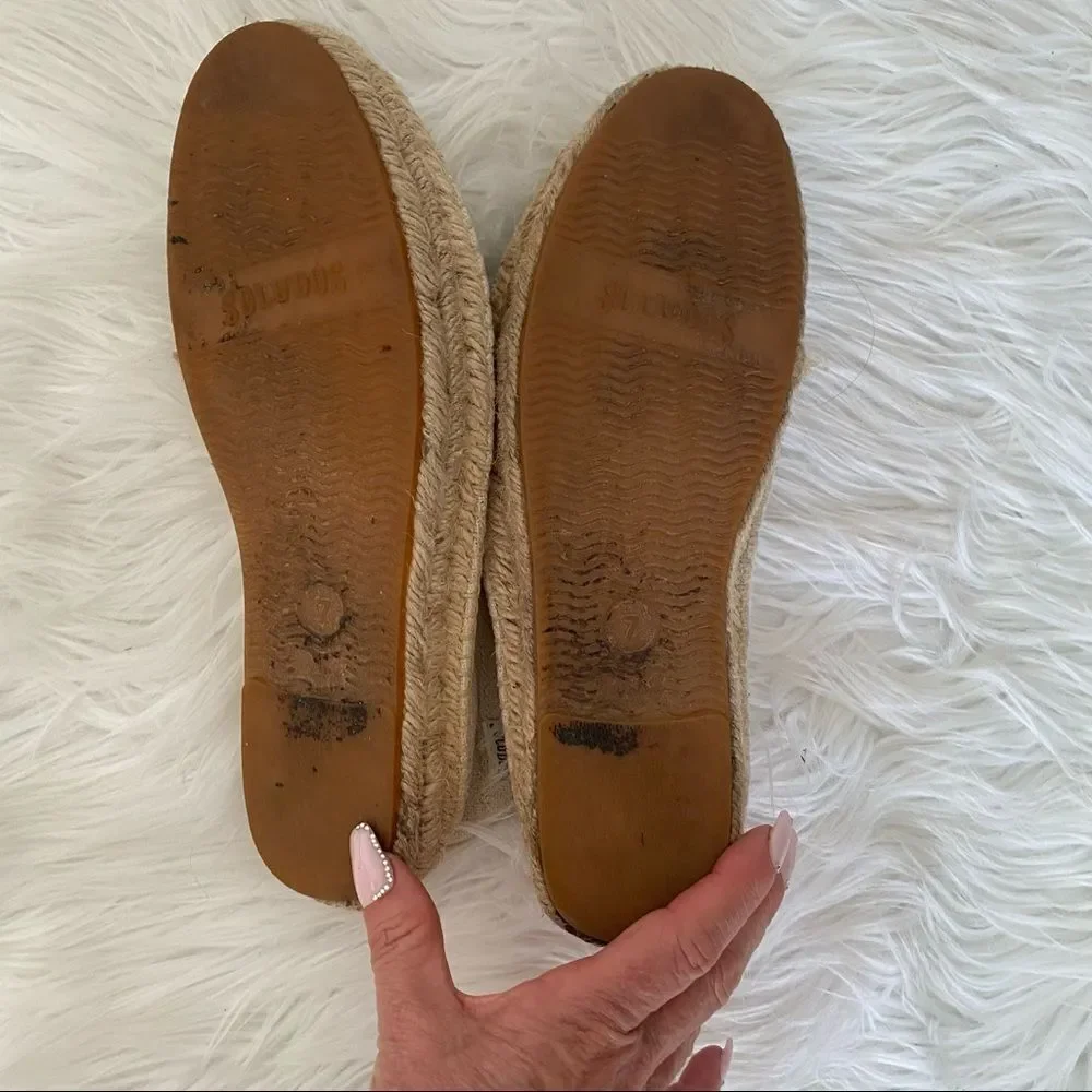 Soludos Frenchi Dog Patch Smoking Flat Espadrilles 7